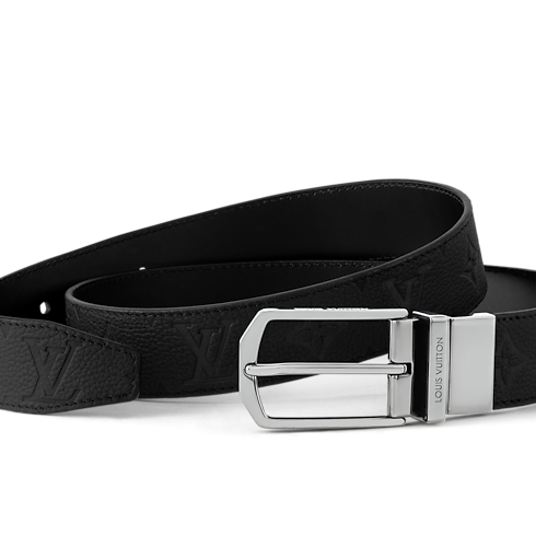 Men - Slender 35MM Reversible Belt Men Accessories Belts | LOUIS VUITTON (Product zoom)