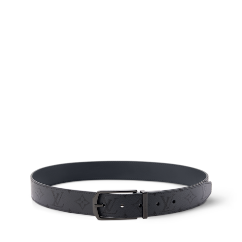Men - Slender Monogram Midnight 35MM Reversible Belt G72 Men Accessories Belts | LOUIS VUITTON (Product zoom)