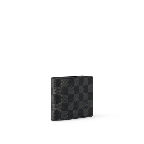 Men - Slender Wallet Damier Graphite Canvas Men Wallets and Small Leather Goods All Wallets and Small Leather Goods | LOUIS VUITTON (Product zoom)