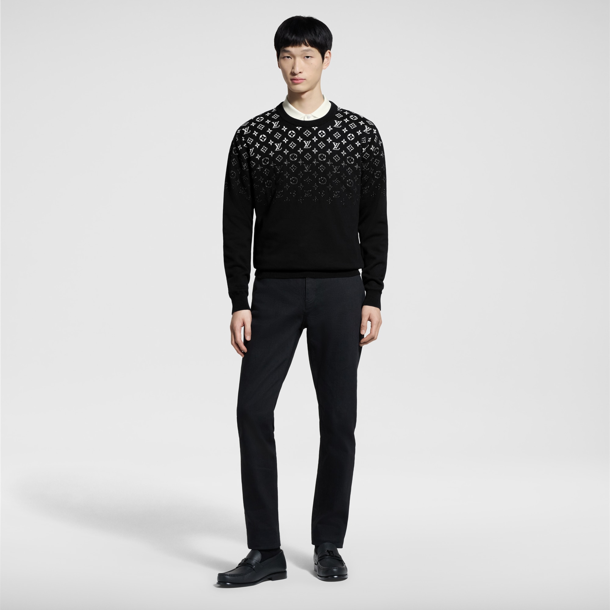 Men - Slim Stretch Denim Trousers  Men Ready-to-Wear Denim Collection | LOUIS VUITTON (Product zoom)