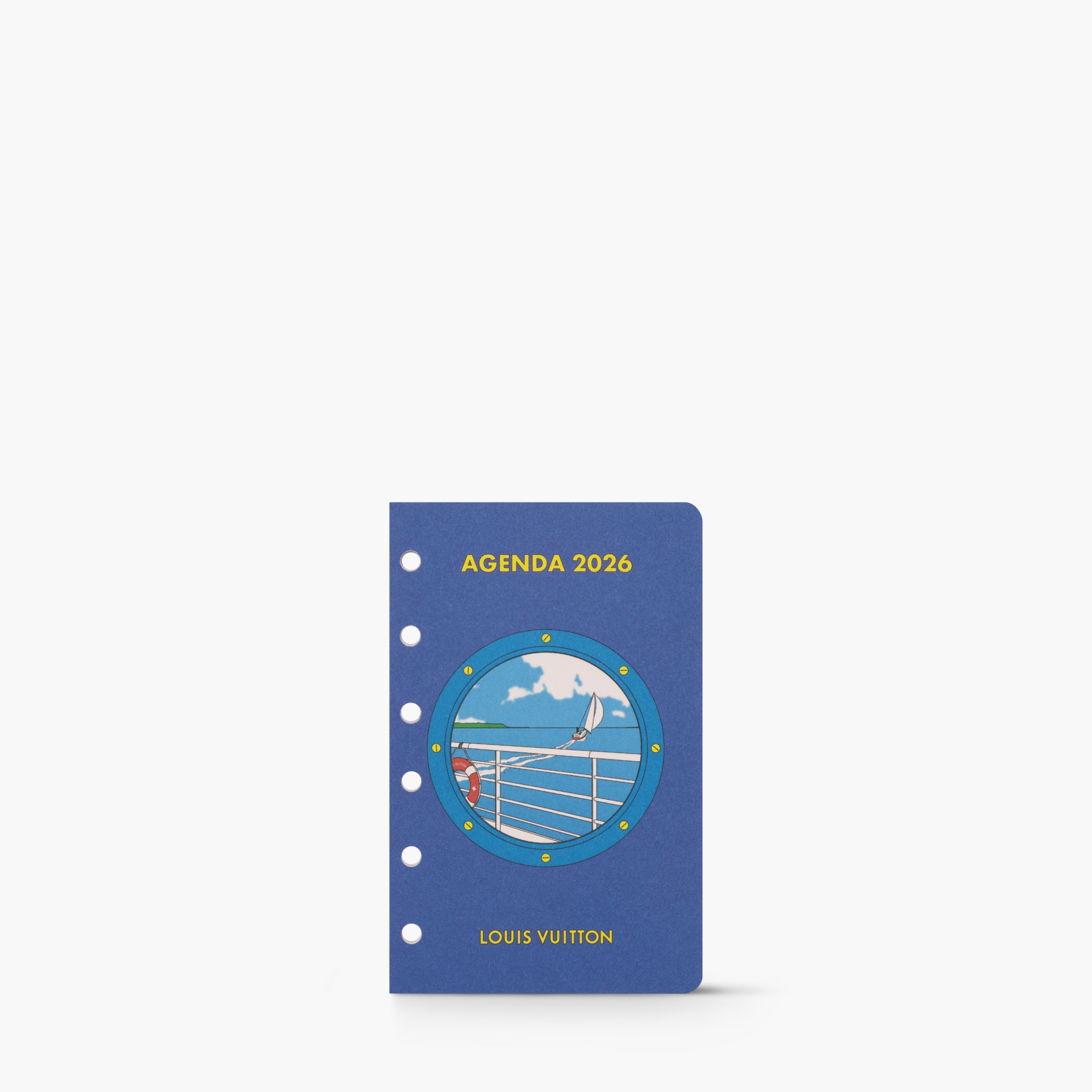 Small Functional Weekly Agenda Refill 2026 Luxury Blue LOUIS