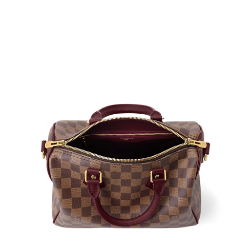 Women - Speedy 25 Soft Bag Damier Ebene Canvas Women Handbags Handbags | LOUIS VUITTON (Product zoom)