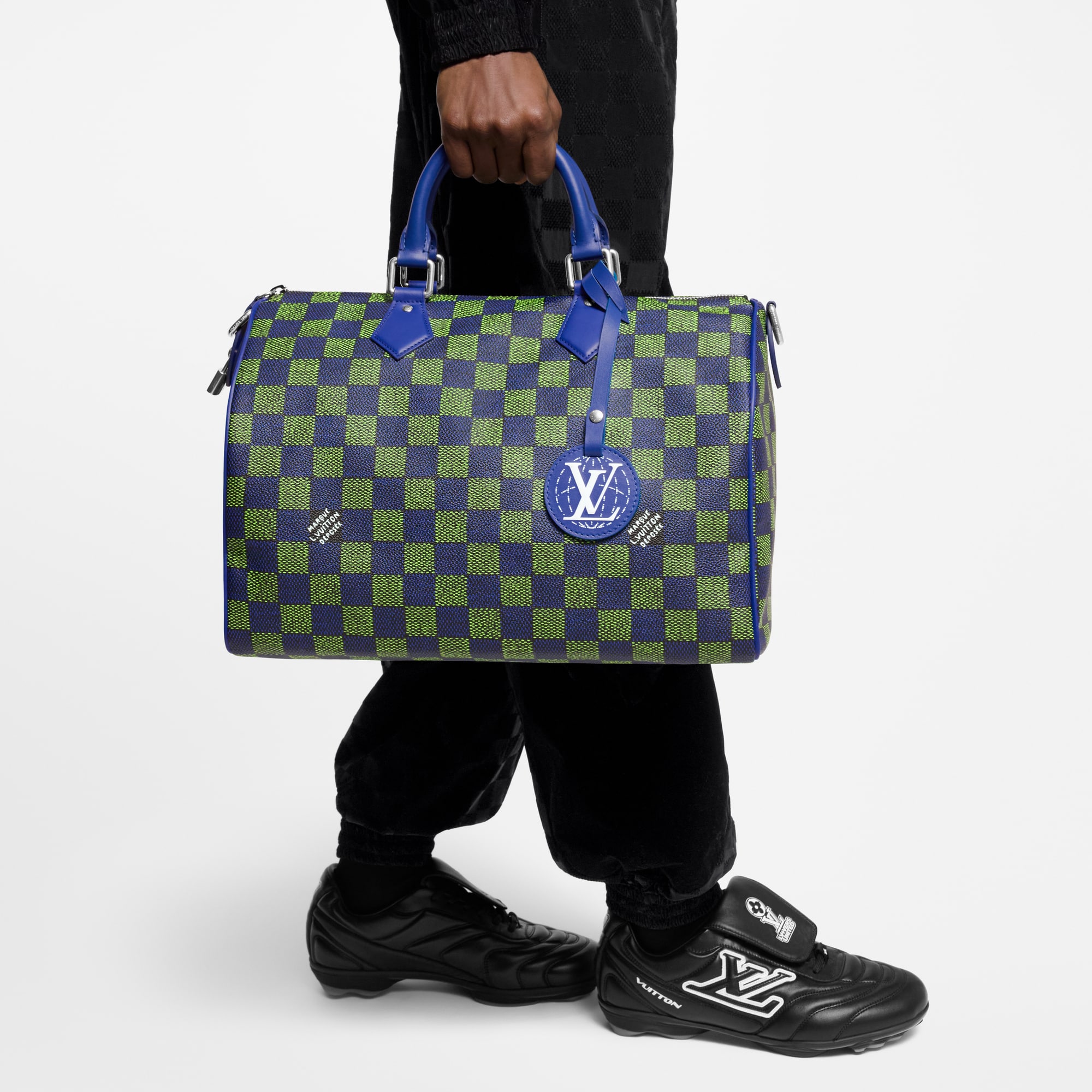 Bags and Small Leather Goods - Speedy 40 Bandoulière Bag Giant Damier Canvas Bags and Small Leather Goods Men