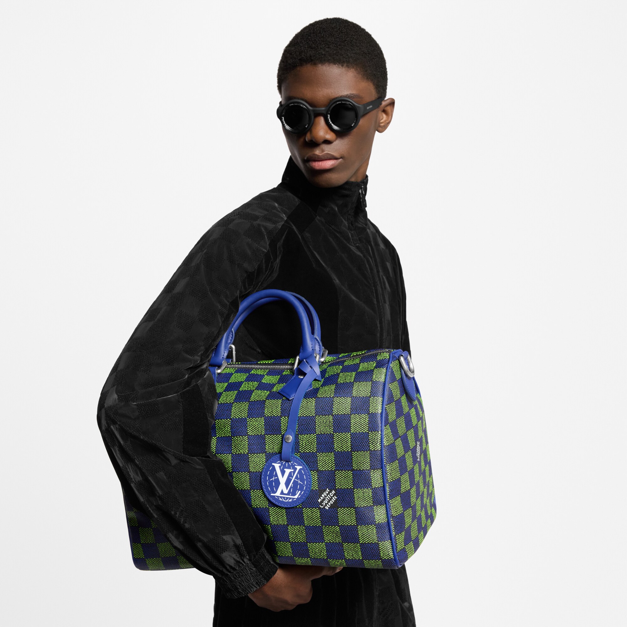 Bags and Small Leather Goods - Speedy 40 Bandoulière Bag Giant Damier Canvas Bags and Small Leather Goods Men