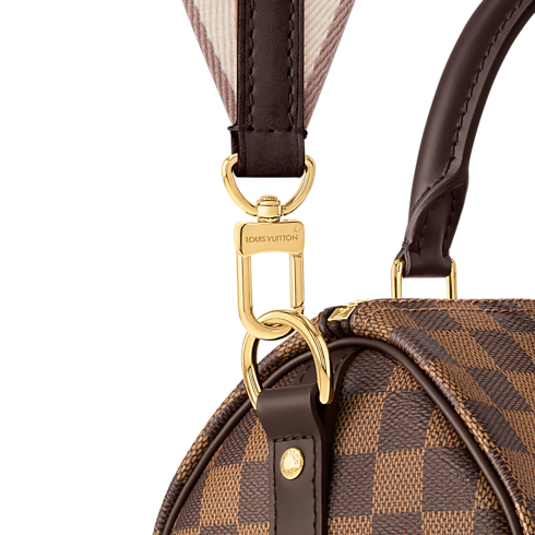 Bags and Small Leather Goods - Speedy Bandoulière 20 Bag Damier Ebene Canvas Bags and Small Leather Goods Women's Handbags LV Icons | LOUIS VUITTON (Product zoom)