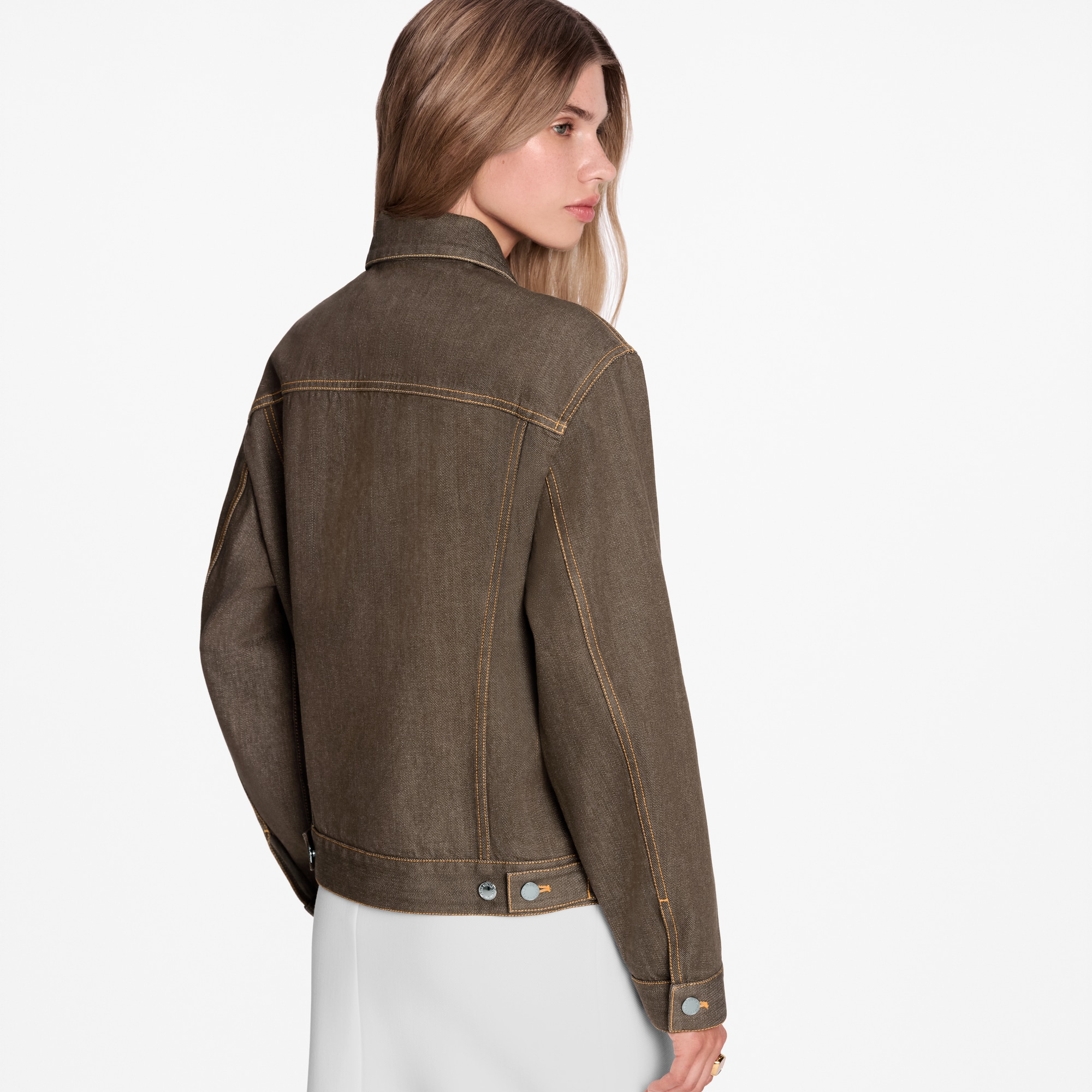 Women - Speedy Patch Denim Jacket  Women Ready-to-Wear Coats and Jackets | LOUIS VUITTON (Product zoom)