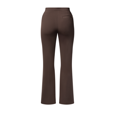 Women - Split Hem Technical Jersey Trousers Women Ready-to-Wear Trousers | LOUIS VUITTON (Product zoom)