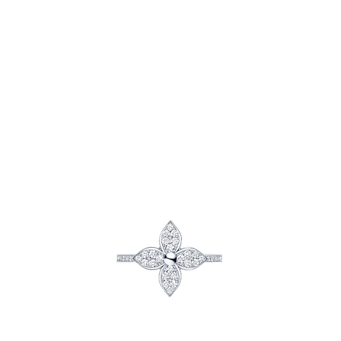 Jewellery - Star Blossom Ring, White Gold And Diamonds Jewellery Categories All Fine Jewellery | LOUIS VUITTON (Product zoom)