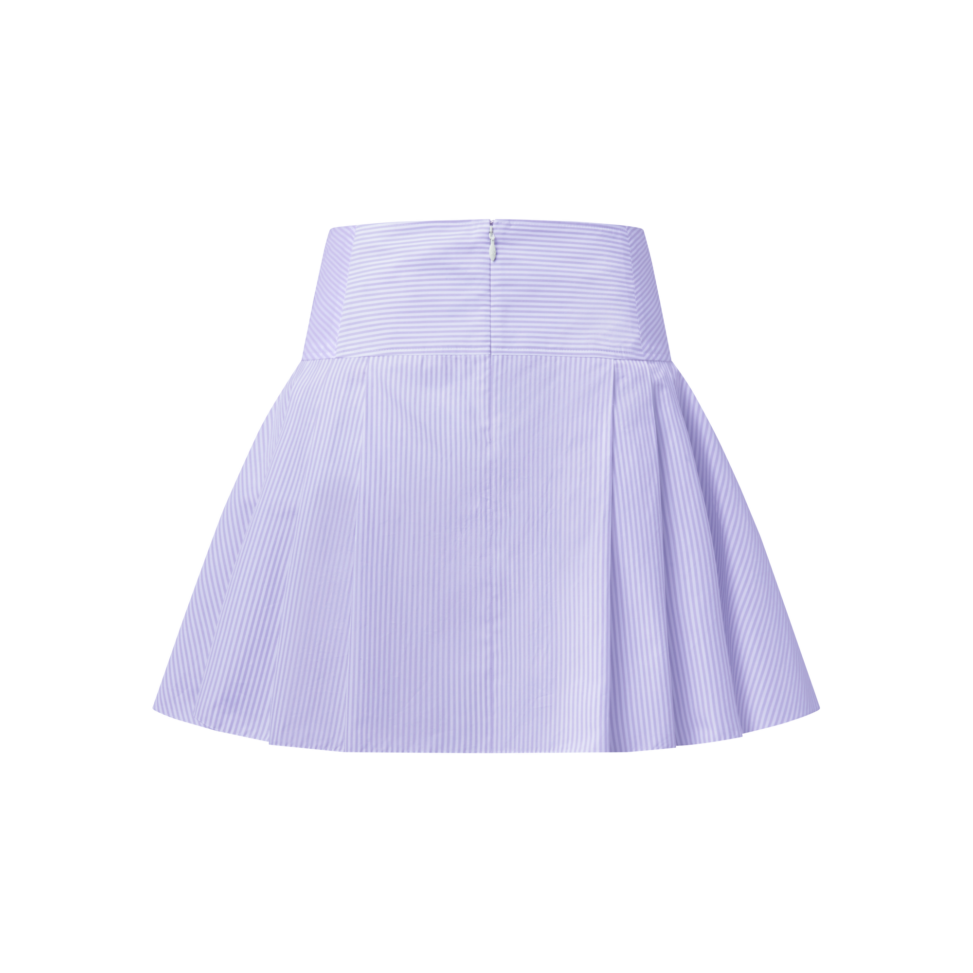 Women - Striped Hammered Button Skirt  Women Ready-to-Wear Skirts and Shorts | LOUIS VUITTON (Product zoom)