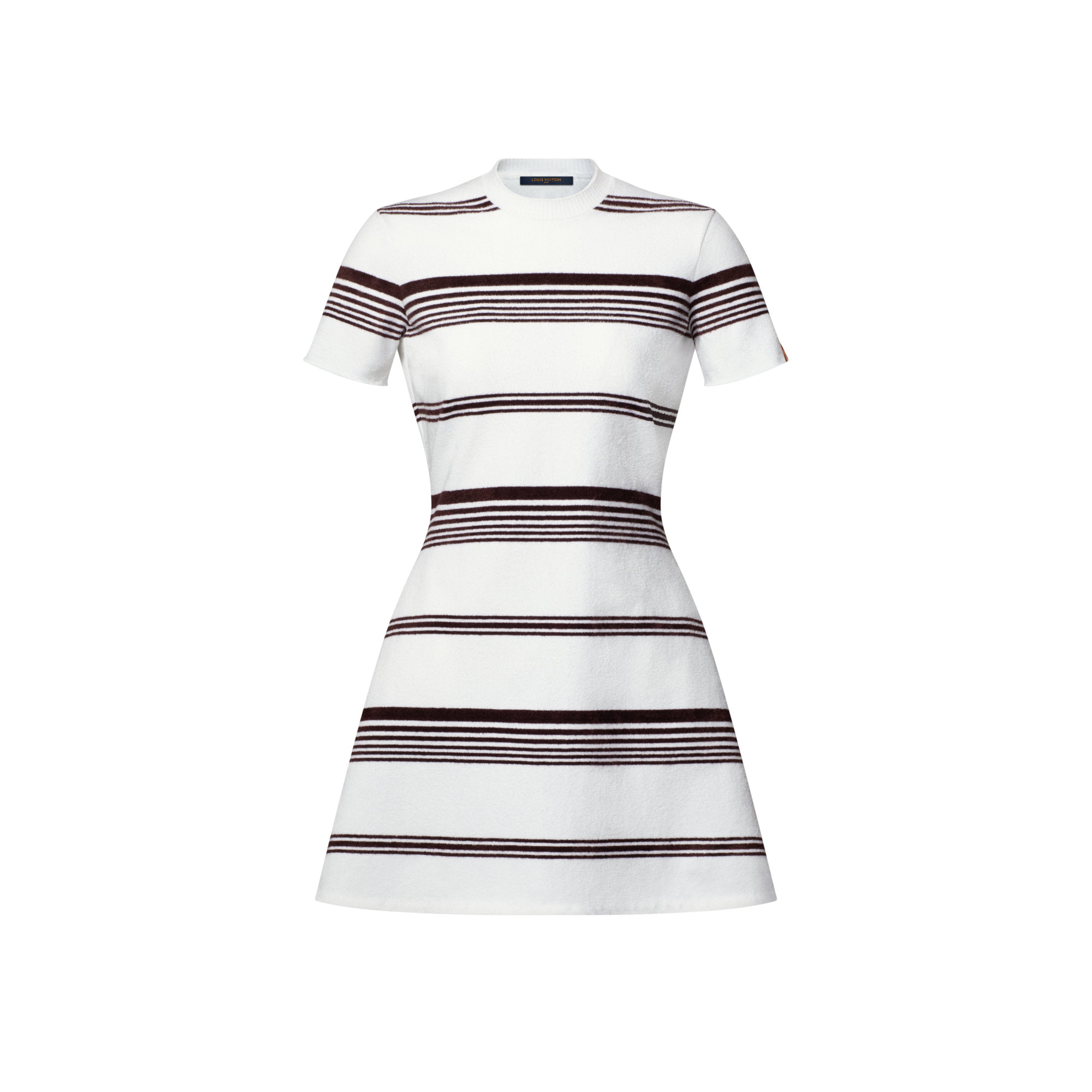 Women - Striped Knit Skater Dress  Women Ready-to-Wear Dresses | LOUIS VUITTON (Product zoom)
