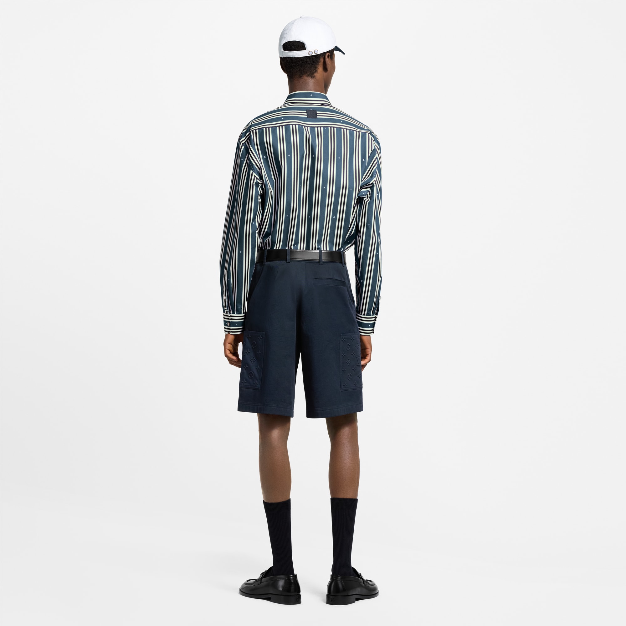 Men - Striped Oversized Shirt  Men Ready-to-Wear Shirts | LOUIS VUITTON (Product zoom)