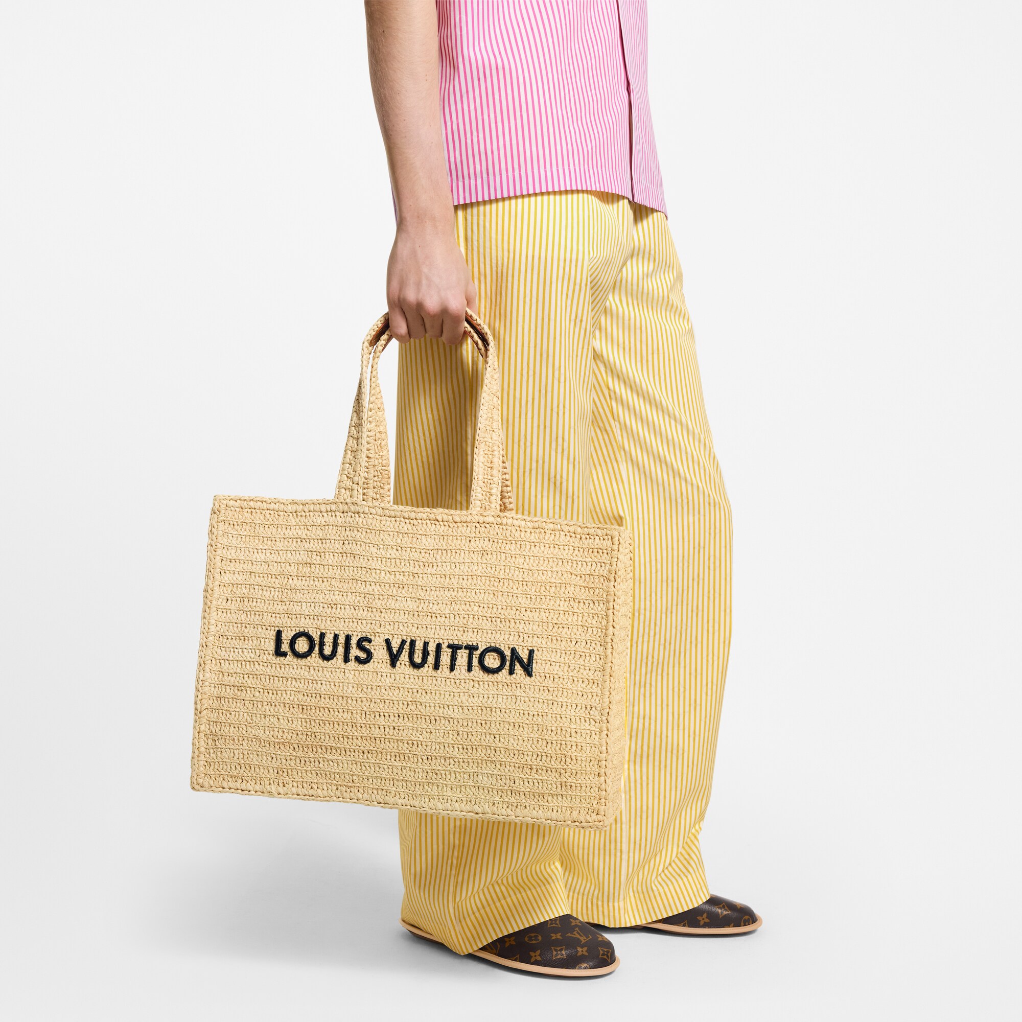 Bags and Small Leather Goods - Summer Shopper MM Tote Bag Other Canvas Bags and Small Leather Goods Men