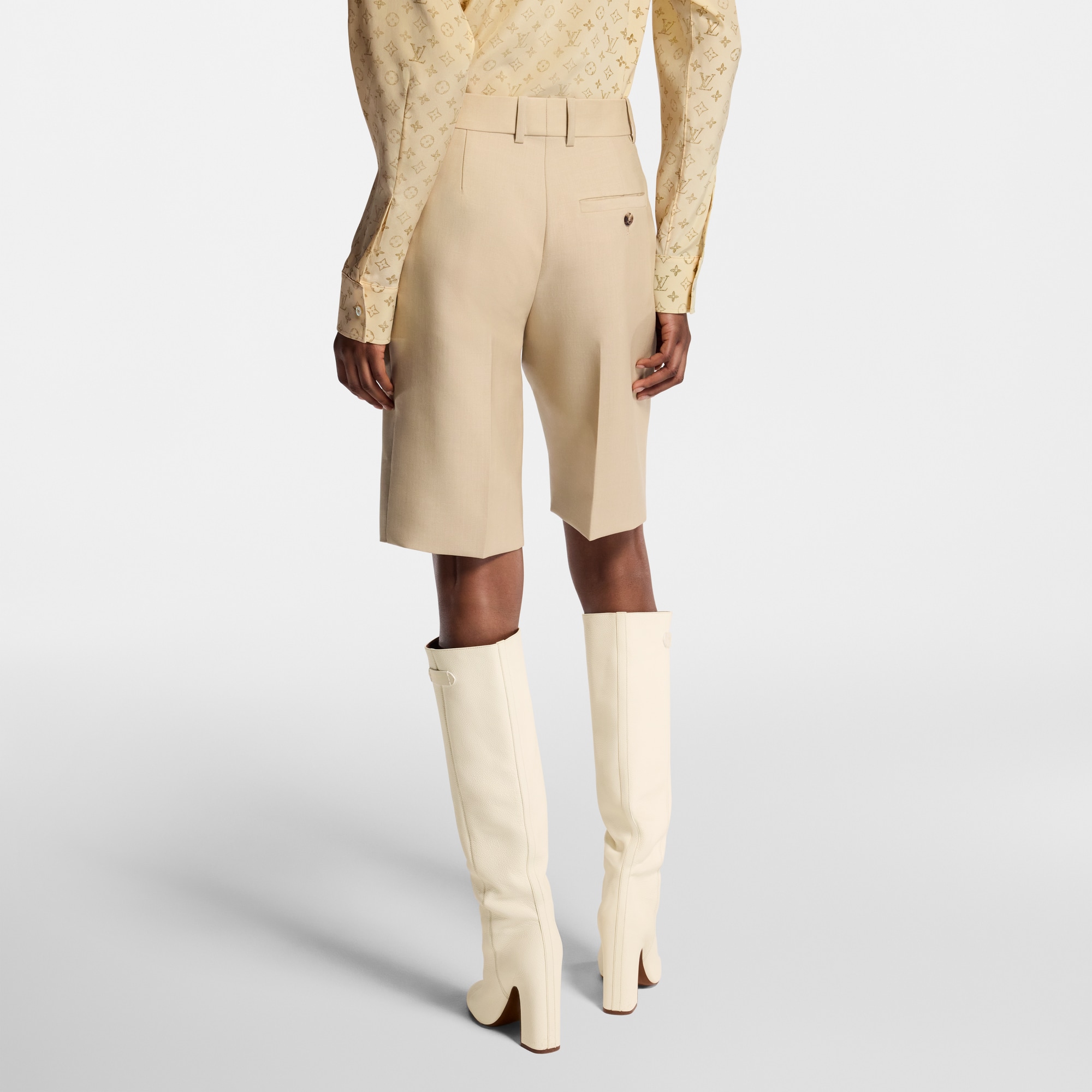Women - Tailored Bermuda Shorts  Women Ready-to-Wear Skirts and Shorts | LOUIS VUITTON (Product zoom)