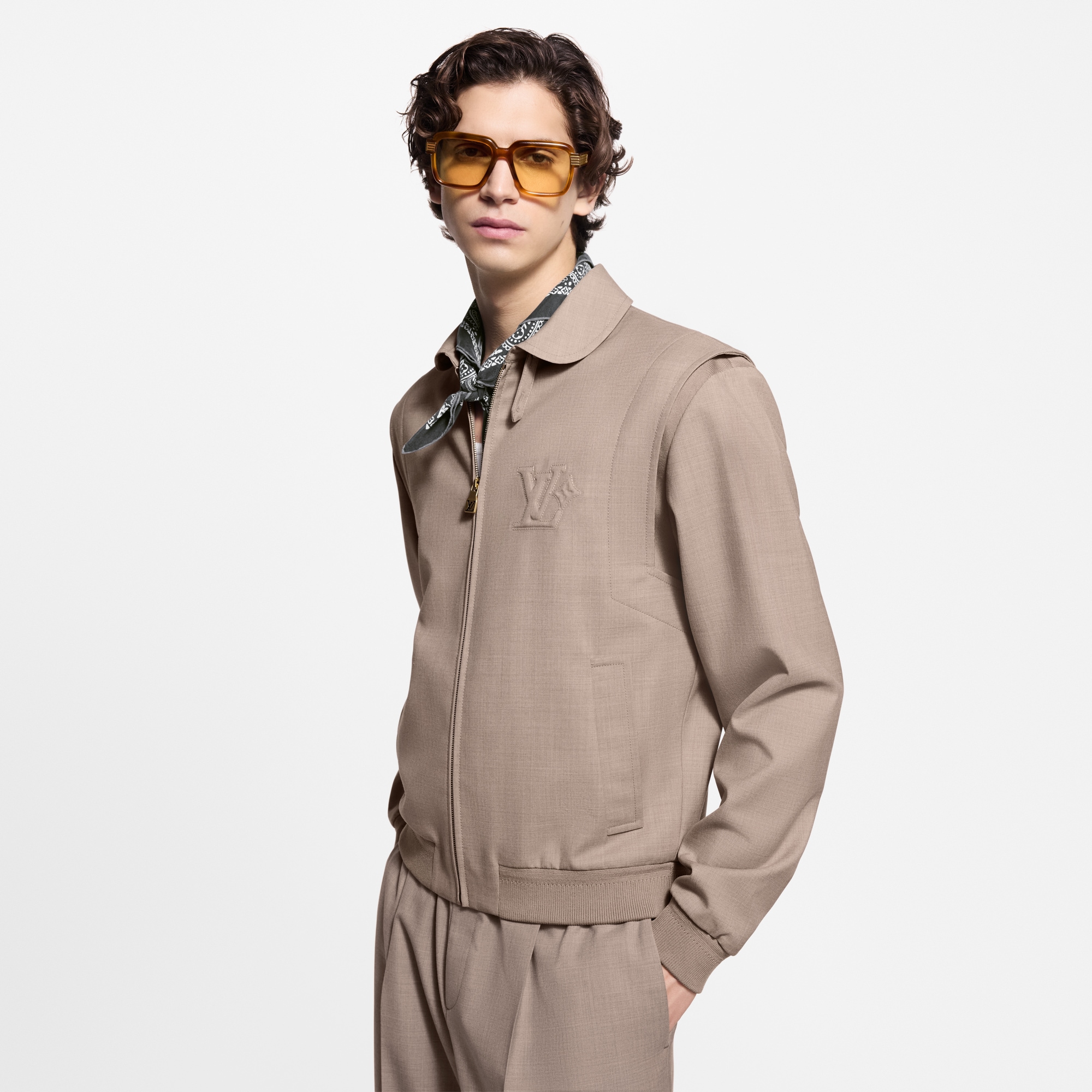 Men - Tailored Bomber  Men Ready-to-Wear Outerwear and Coats | LOUIS VUITTON (Product zoom)