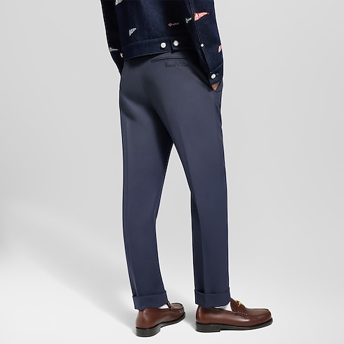 Men - Tailored Cigarette Trousers Men Ready-to-Wear Trousers | LOUIS VUITTON (Product zoom)
