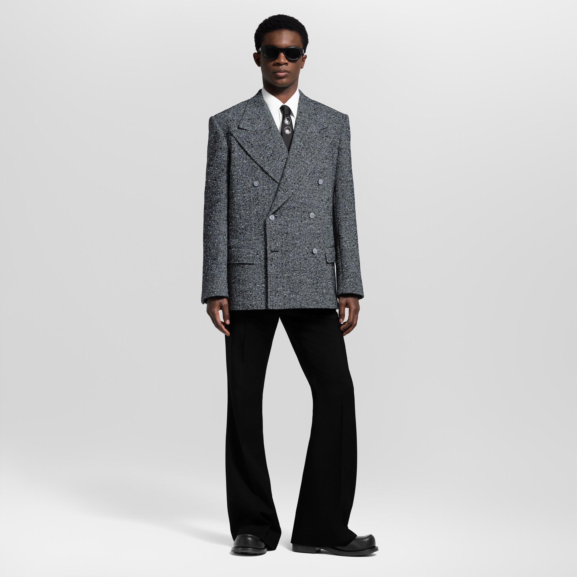 Men - Tailored Flared Trousers  Men Ready-to-Wear Trousers | LOUIS VUITTON (Product zoom)