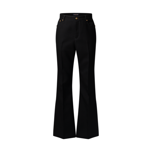 Men - Tailored Flared Trousers Men Ready-to-Wear Trousers | LOUIS VUITTON (Product zoom)