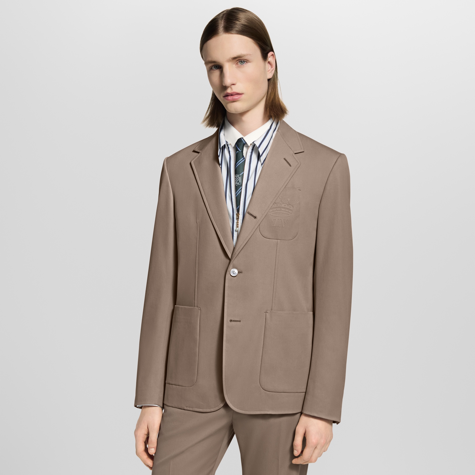 Men - Tailored Single-Breasted City Jacket  Men Ready-to-Wear Blazers and Jackets | LOUIS VUITTON (Product zoom)