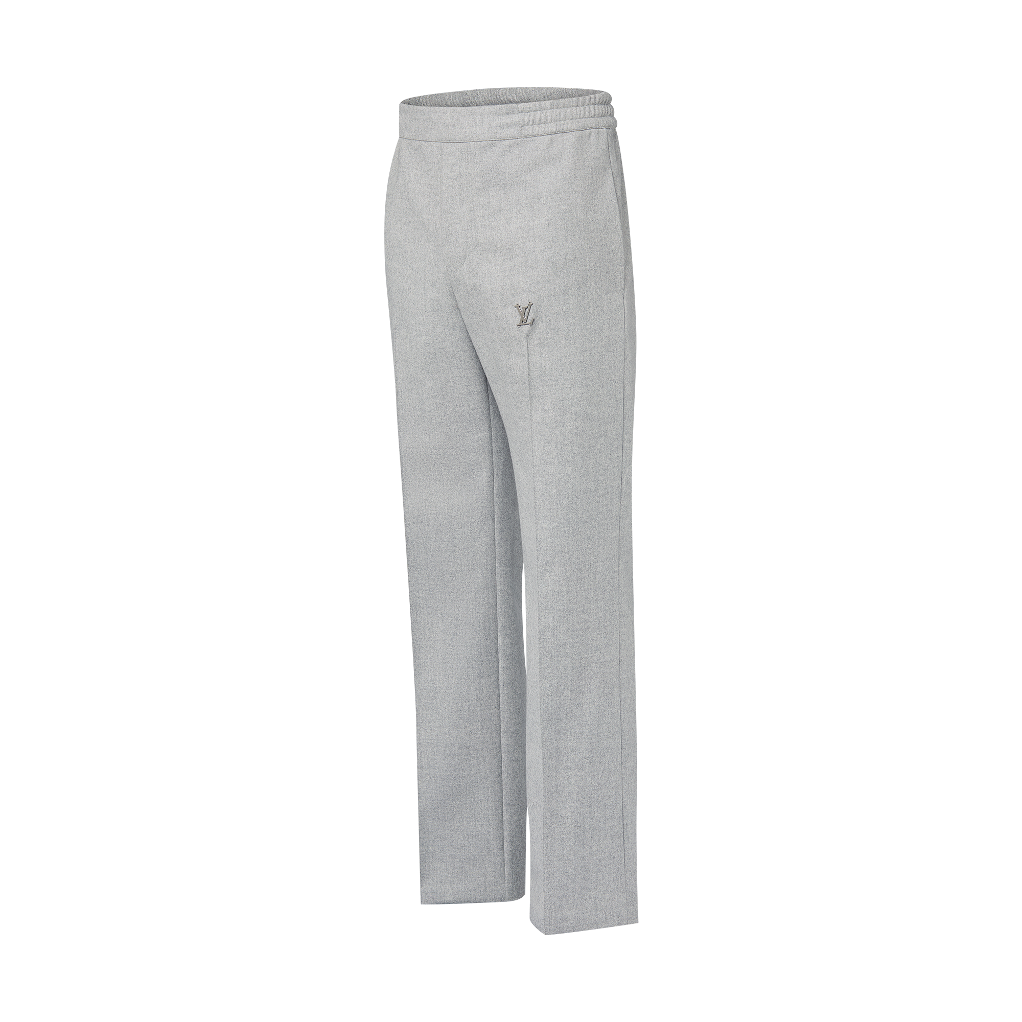 Tailored Technical Wool Track Trousers - Luxury Grey | LOUIS VUITTON