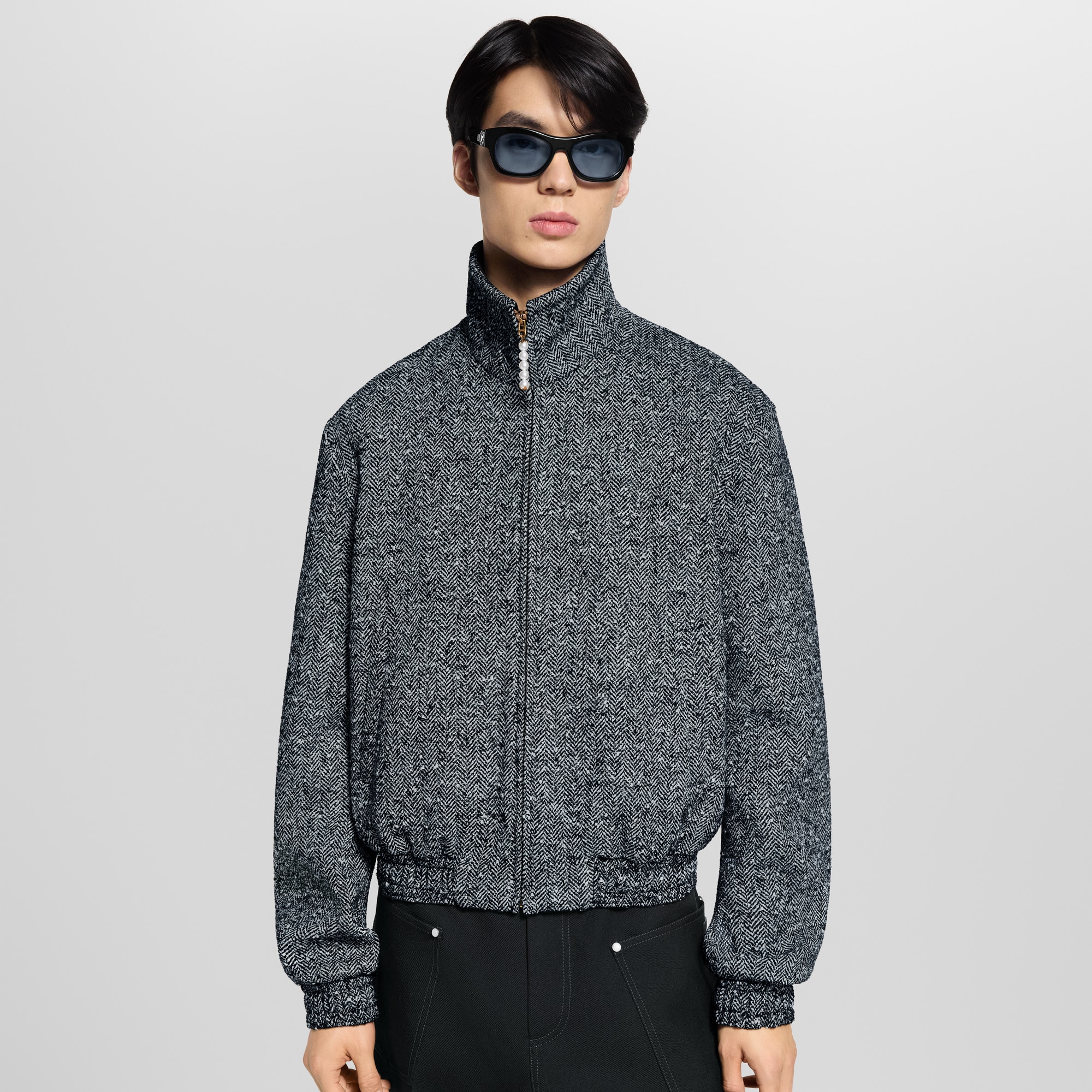Men - Tailored Track Top  Men Ready-to-Wear Outerwear and Coats | LOUIS VUITTON (Product zoom)