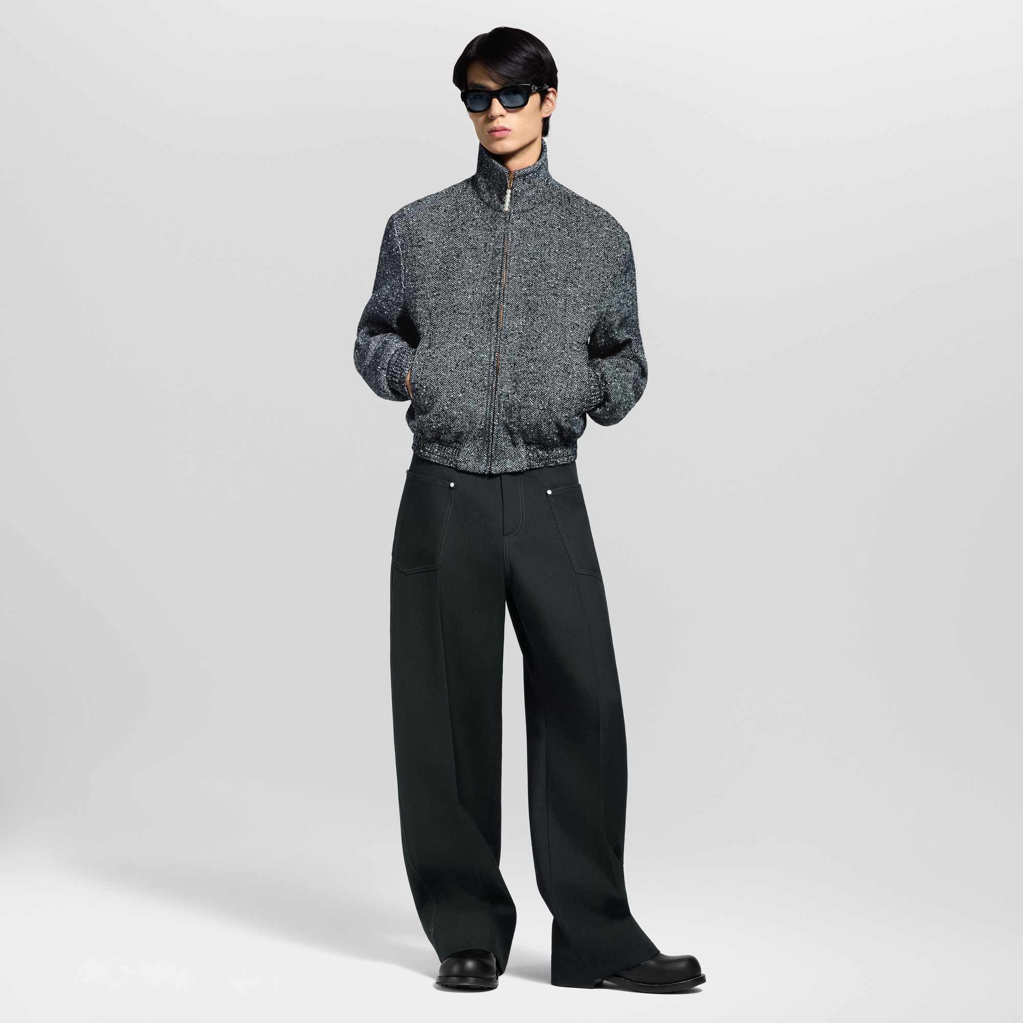 Men - Tailored Track Top  Men Ready-to-Wear Outerwear and Coats | LOUIS VUITTON (Product zoom)