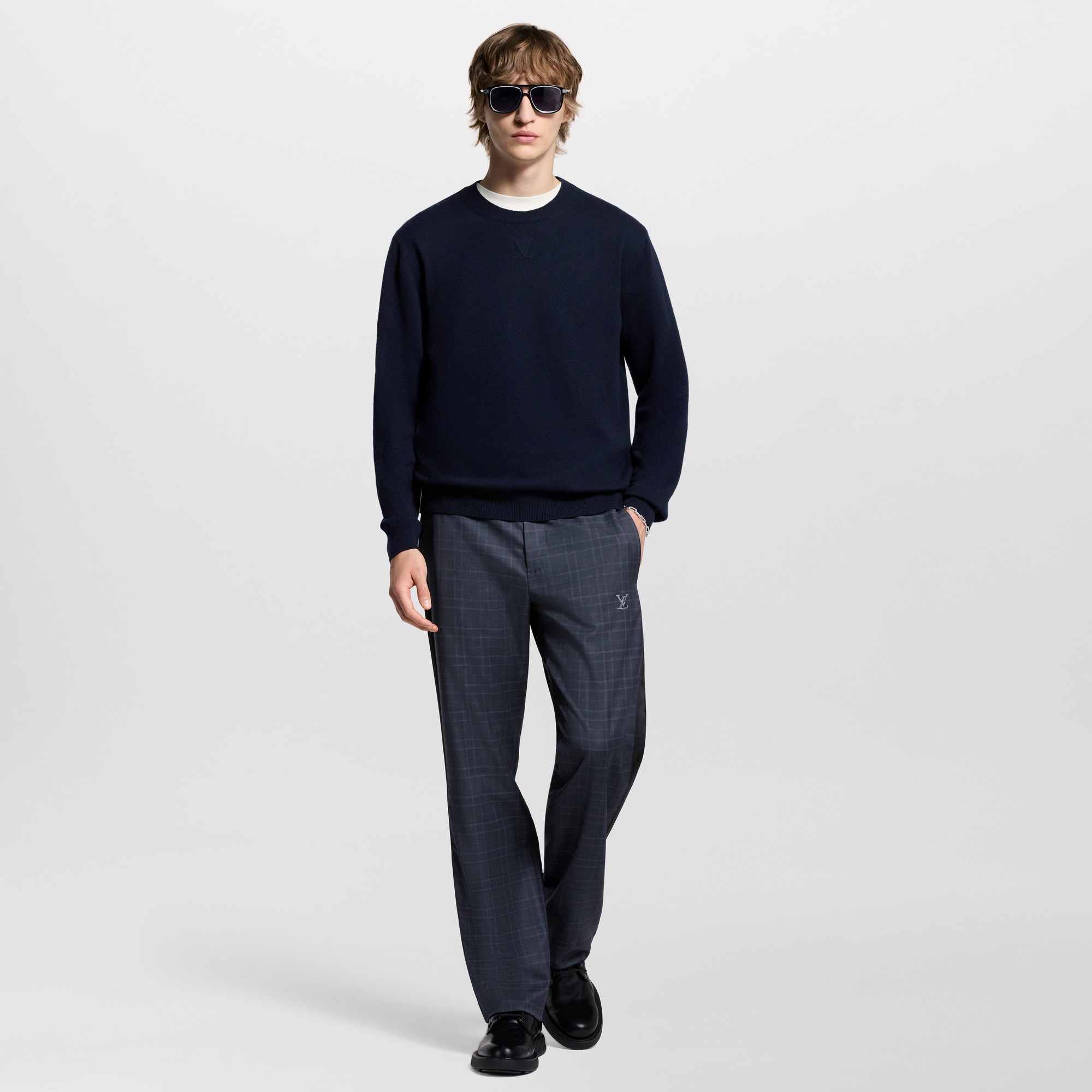 Men - Tailored Track Trousers  Men Ready-to-Wear Trousers | LOUIS VUITTON (Product zoom)