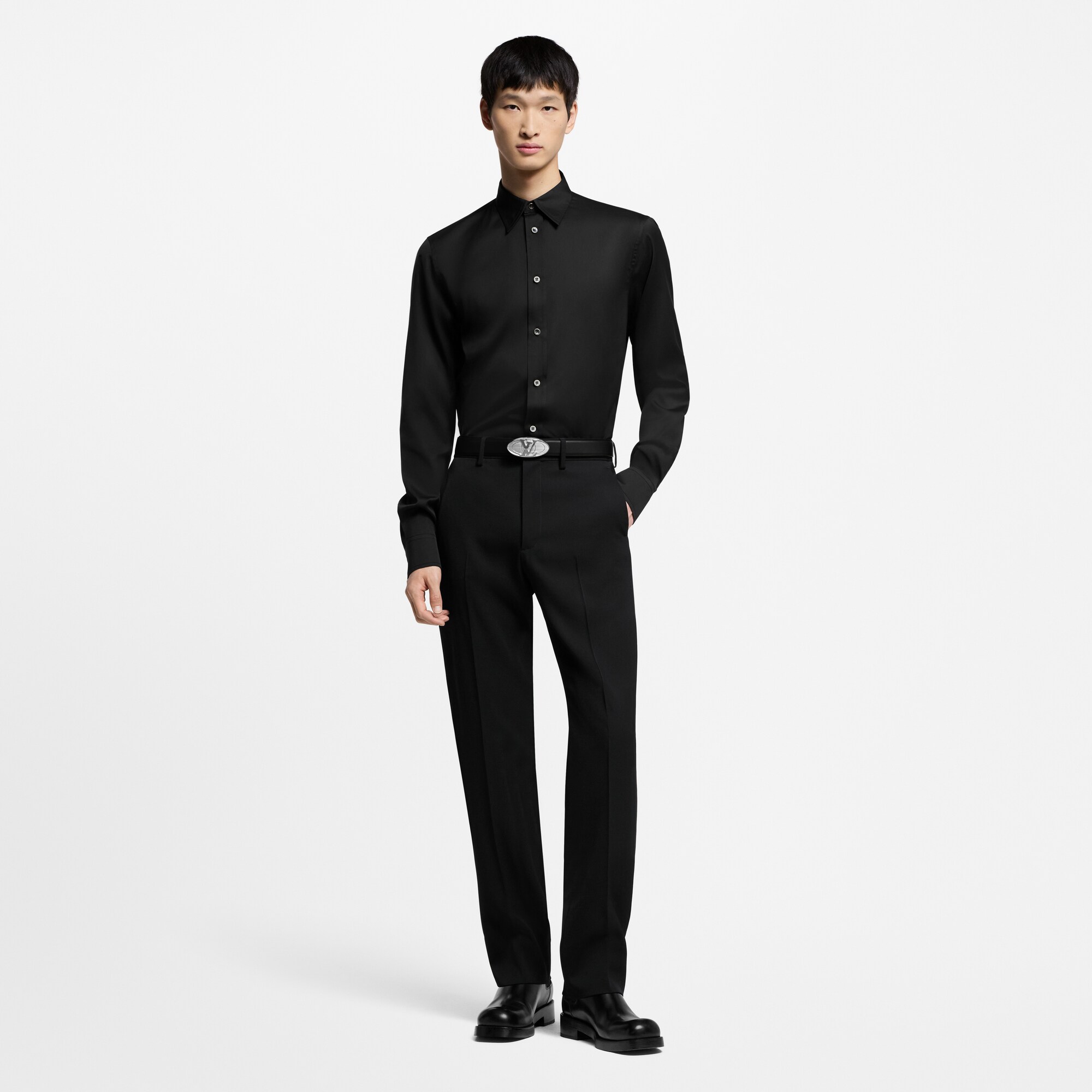 Men - Tailored Wool Cigarette Trousers  Men Ready-to-Wear Trousers | LOUIS VUITTON (Product zoom)