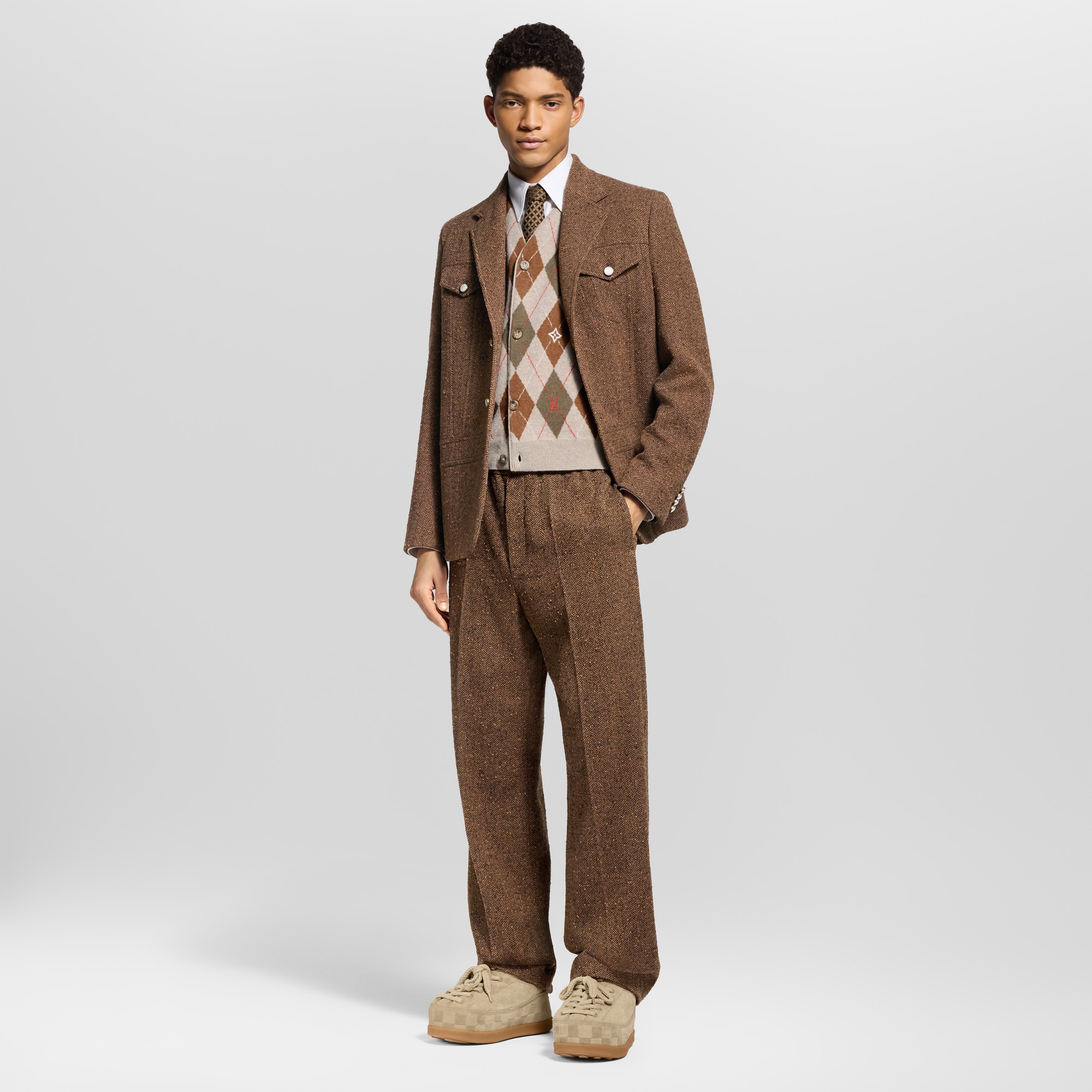 Men - Tailored Workwear Jacket  Men Ready-to-Wear Blazers and Jackets | LOUIS VUITTON (Product zoom)