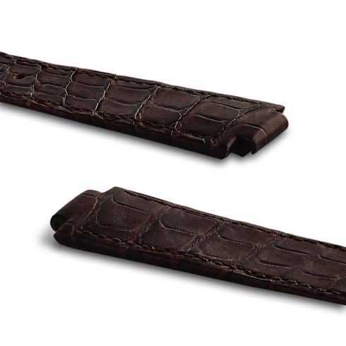 Watches - Tambour Alligator strap Watches Watches Collections Watch Straps | LOUIS VUITTON (Product zoom)