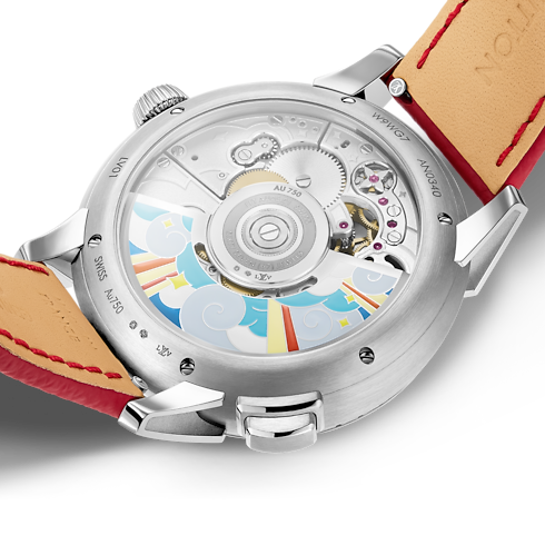 Watches - Tambour Arty Automata, Automatic, 42 MM, White Gold Watches Watches } | LOUIS VUITTON (Product zoom)
