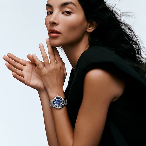 Watches - Tambour, Automatic, 40mm, Steel Watches Watches } | LOUIS VUITTON (Product zoom)