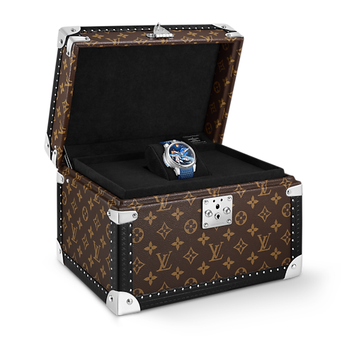Watches - Tambour Galactique, Manual, 46.7 MM, Titanium and White Gold Watches Watches } | LOUIS VUITTON (Product zoom)