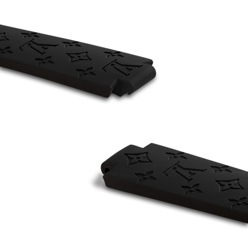 Watches - Tambour Monogram rubber strap Watches Connected Watches Connected Watches Straps and Accessories | LOUIS VUITTON (Product zoom)