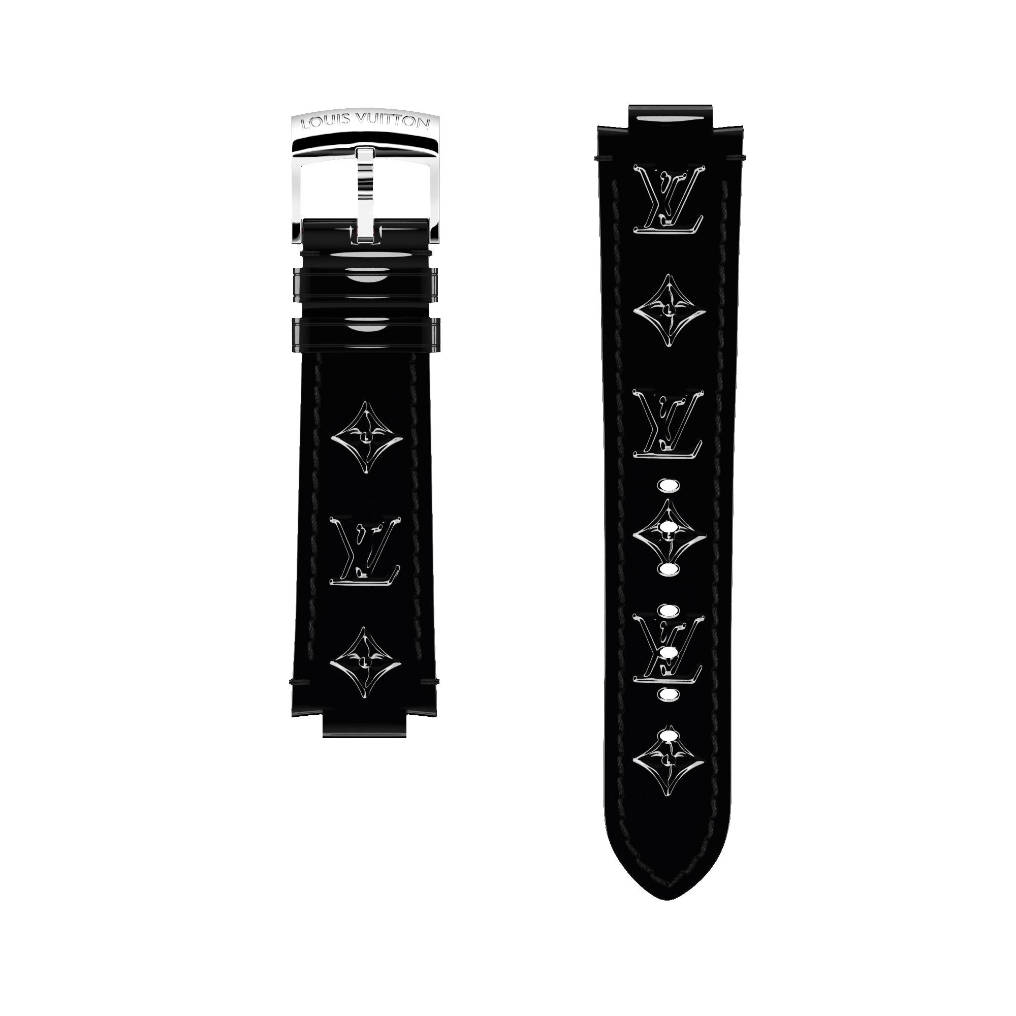 Louis vuitton black apple watch band new arrivals