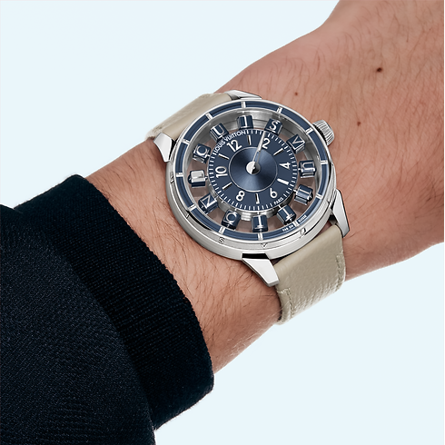 Tambour Spin Time Air, Automatic, 42.5 MM, White Gold other view
