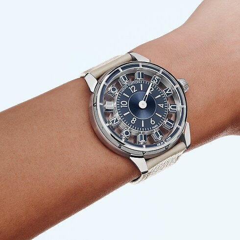 Tambour Spin Time Air, Automatic, 42.5 MM, White Gold other view