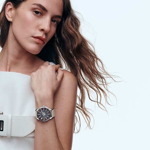Watches - Tambour Spin Time Air Flying Tourbillon, Automatic, 42.5 MM, White Gold Watches Watches } | LOUIS VUITTON (Product zoom)