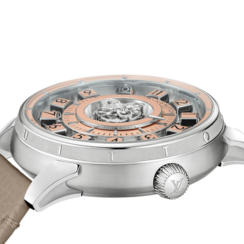 Watches - Tambour Spin Time Air Flying Tourbillon, Automatic, 42.5mm, Platinum Watches Watches } | LOUIS VUITTON (Product zoom)