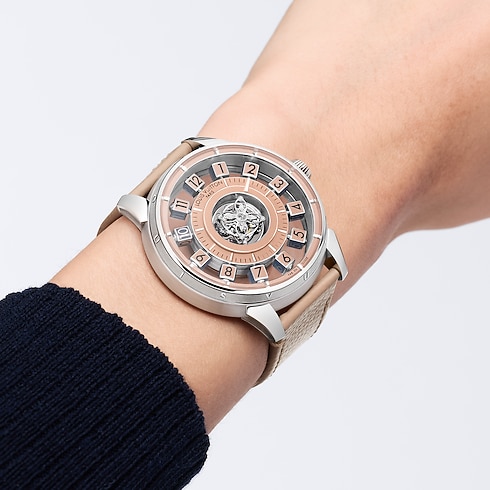 Watches - Tambour Spin Time Air Flying Tourbillon, Automatic, 42.5MM, Platinum Watches Watches } | LOUIS VUITTON (Product zoom)