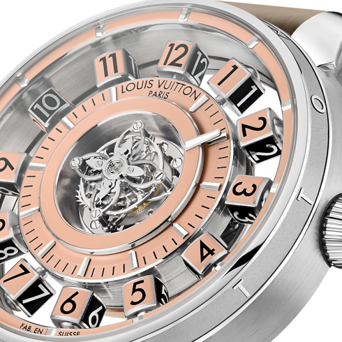 Watches - Tambour Spin Time Air Flying Tourbillon, Automatic, 42.5mm, Platinum Watches Watches } | LOUIS VUITTON (Product zoom)