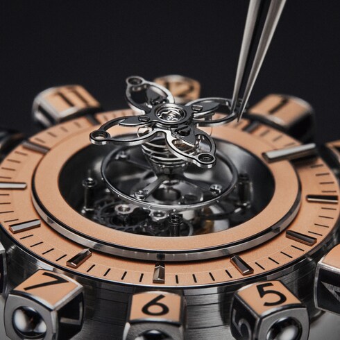 Watches - Tambour Spin Time Air Flying Tourbillon, Automatic, 42.5mm, Platinum Watches Watches } | LOUIS VUITTON