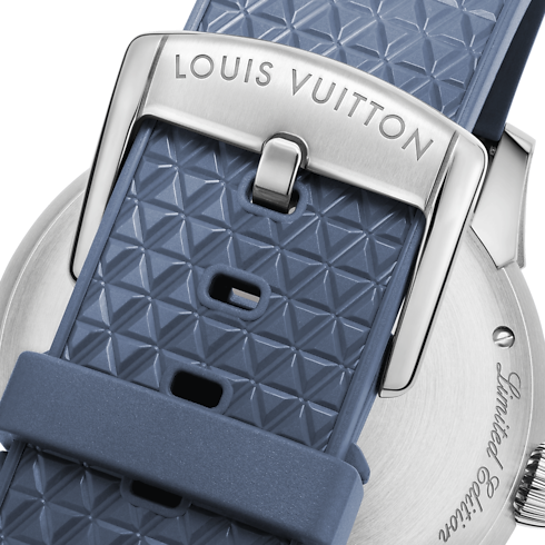 Watches - Tambour Spin Time, Automatic, 39.5 MM, White Gold Watches Watches } | LOUIS VUITTON (Product zoom)