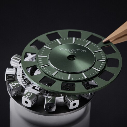 Watches - Tambour Spin Time, Automatic, 39.5MM, White Gold Watches Watches } | LOUIS VUITTON