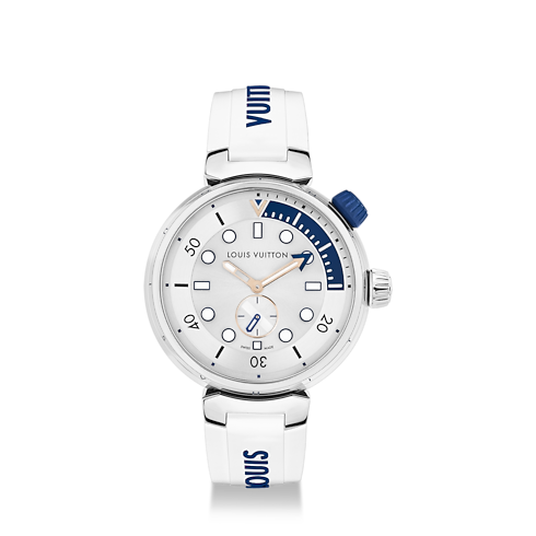 Watches - Tambour Street Diver, Quartz, 39.5mm, Steel Watches Watches } | LOUIS VUITTON (Product zoom)