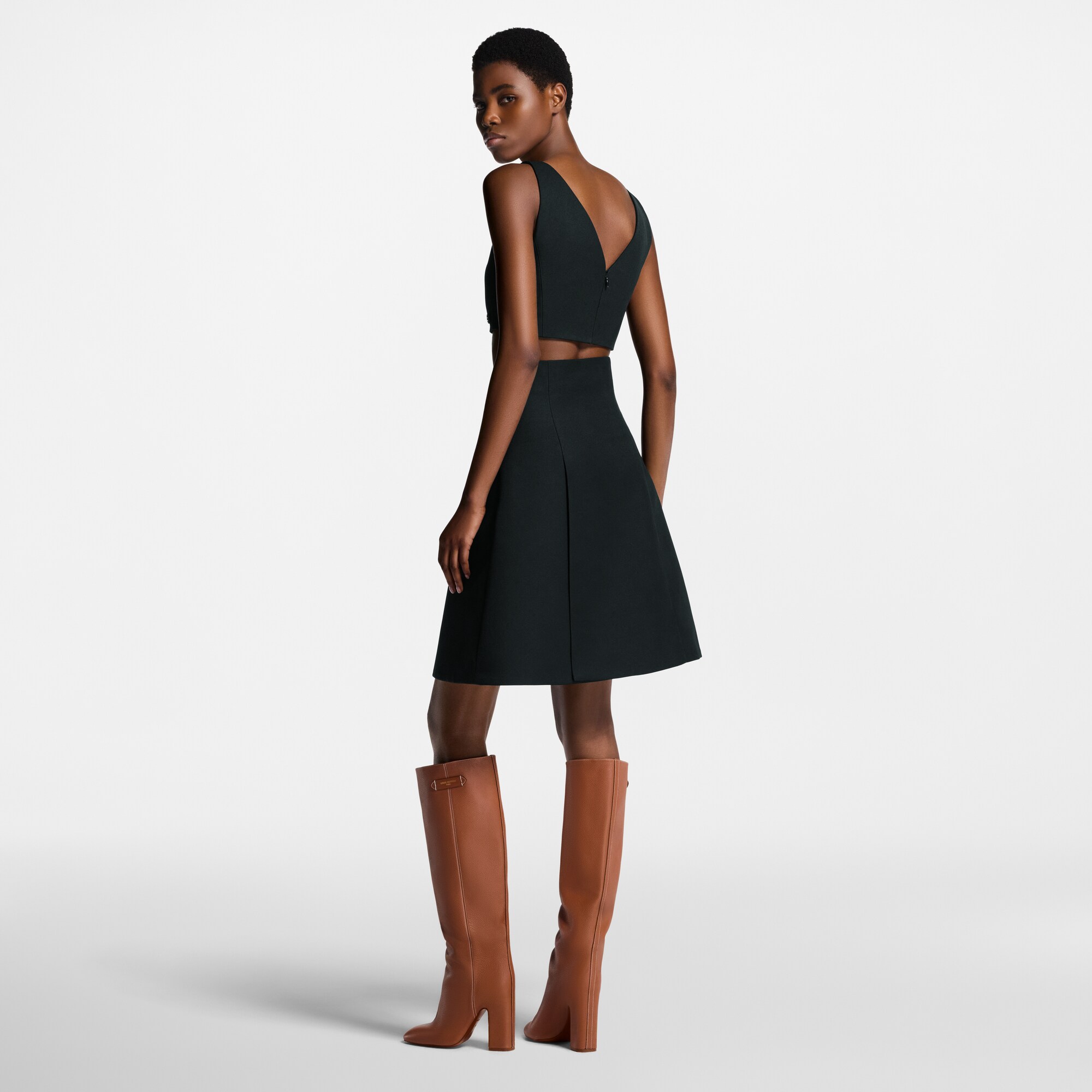 Women - Technical Gabardine Crop Top  Women Ready-to-Wear Tops | LOUIS VUITTON (Product zoom)