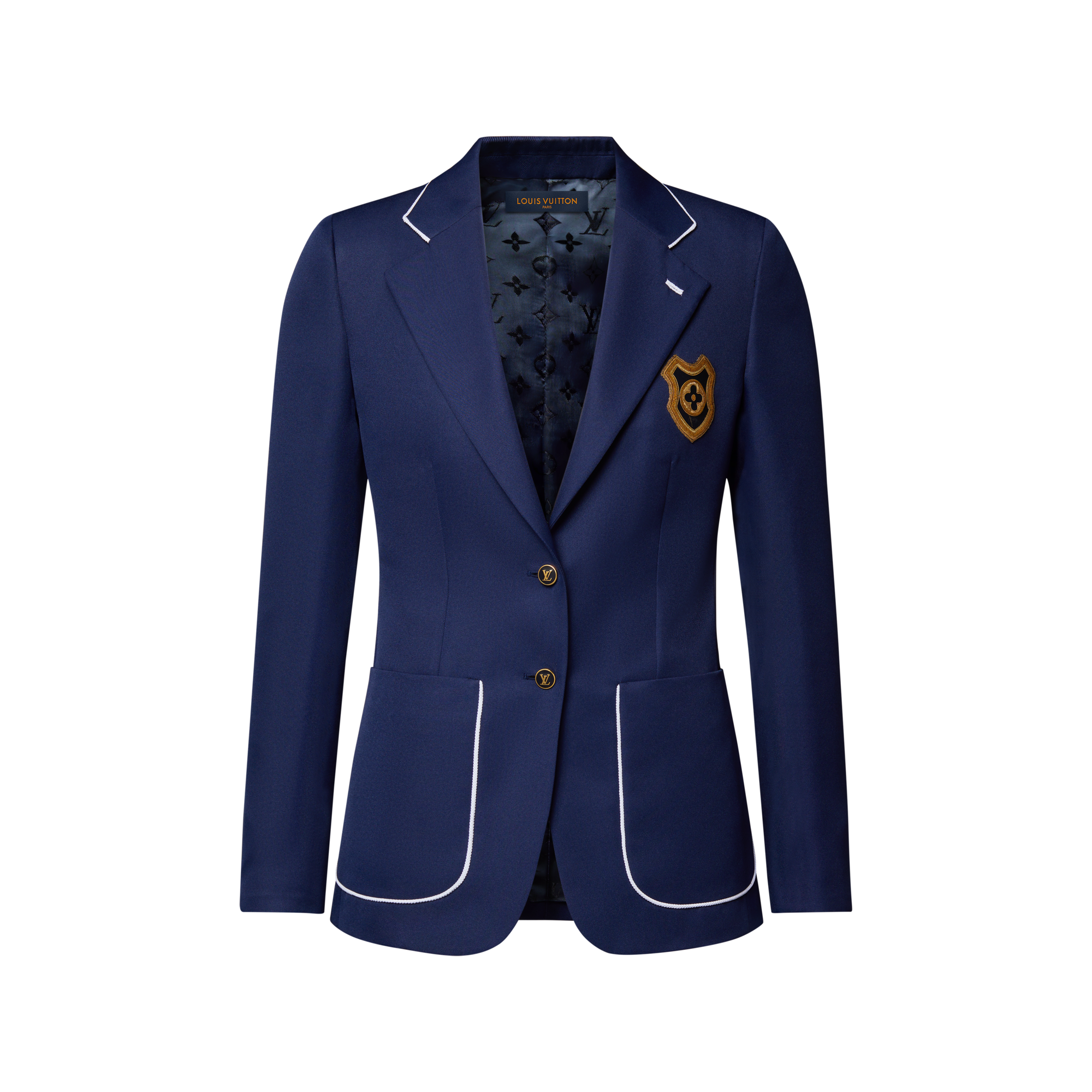 Technical Gabardine Preppy Blazer - Luxury Blue | LOUIS VUITTON
