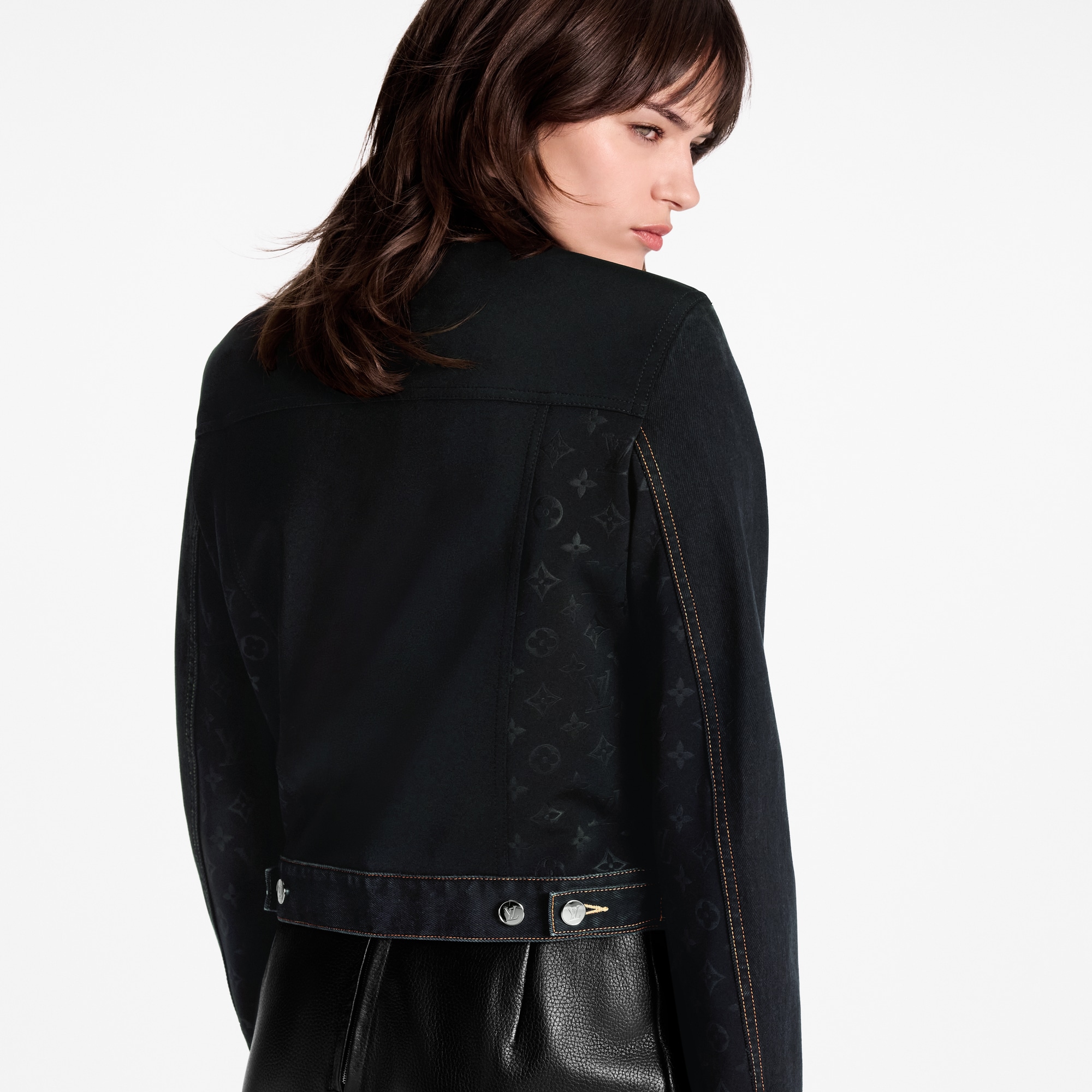 Women - Technical Insert Denim Jacket  Women Ready-to-Wear Coats and Jackets | LOUIS VUITTON (Product zoom)