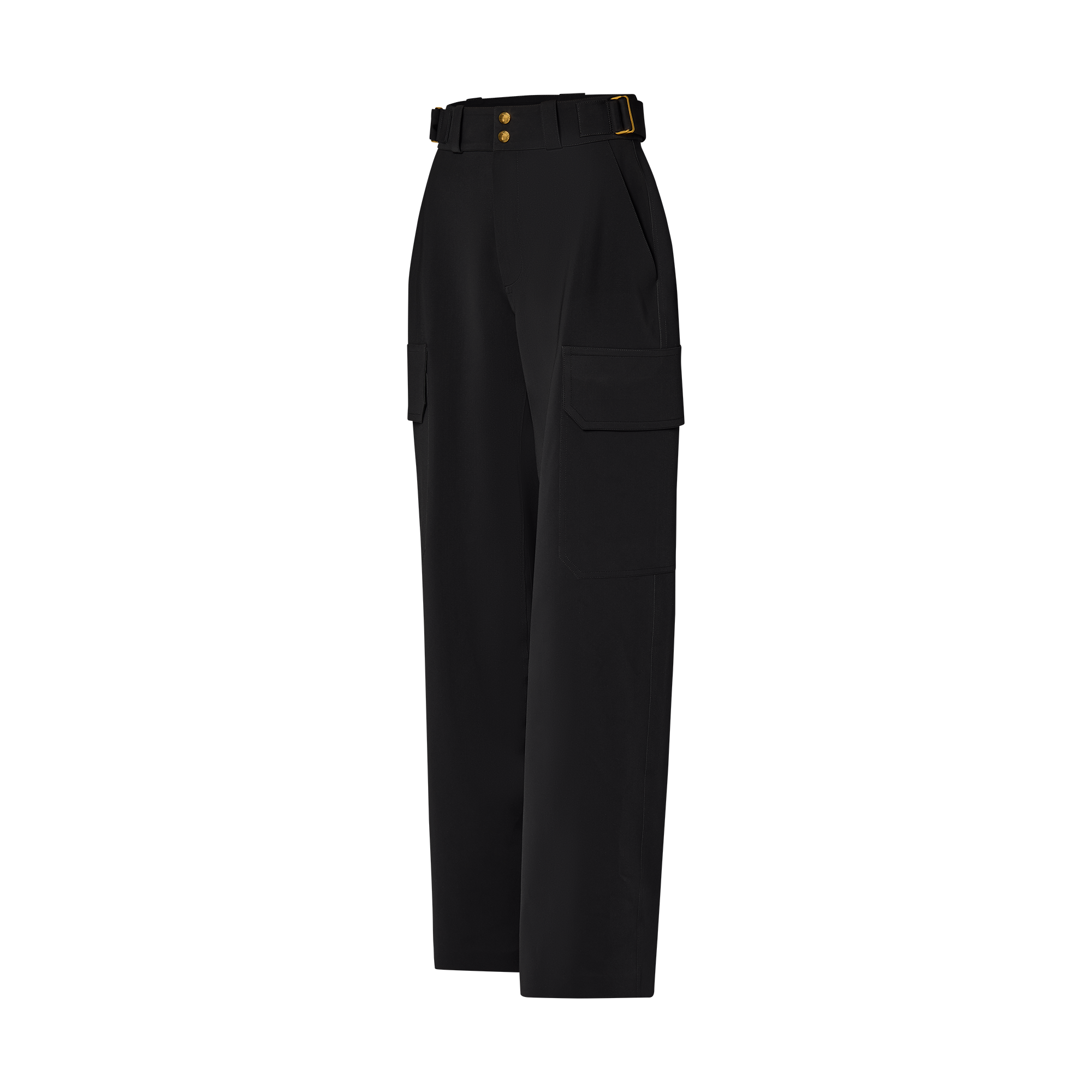 Women - Technical Jersey Cargo Trousers  Women Ready-to-Wear Trousers | LOUIS VUITTON (Product zoom)