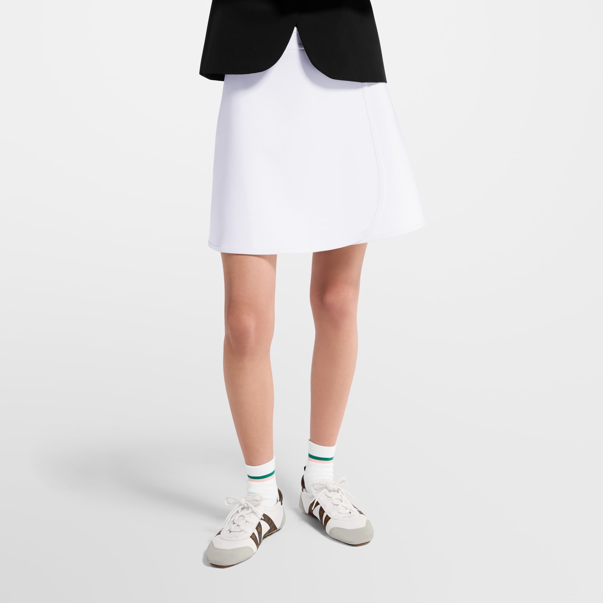 Women - Technical Jersey Mini Wrap Skirt  Women Ready-to-Wear Skirts and Shorts | LOUIS VUITTON (Product zoom)