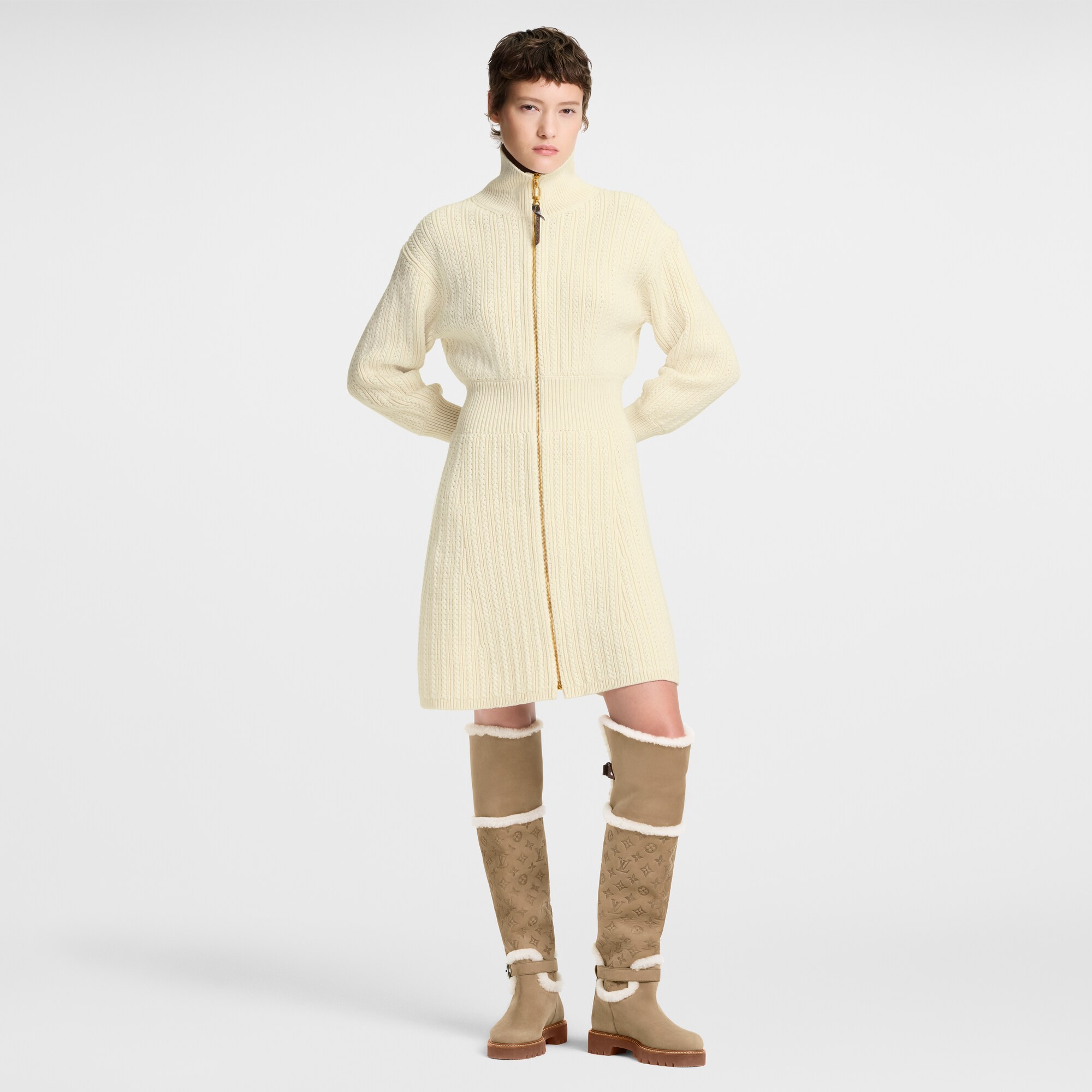 Women - Territory Flat Thigh Boots  Women Shoes Boots and Ankle Boots | LOUIS VUITTON (Product zoom)